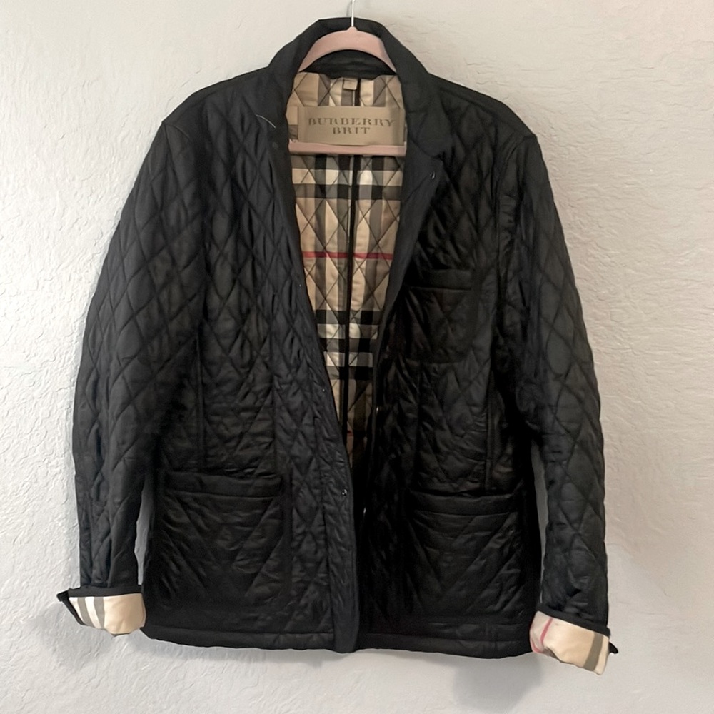Burberry Brit Men’s Diamond Quilted Coat XL